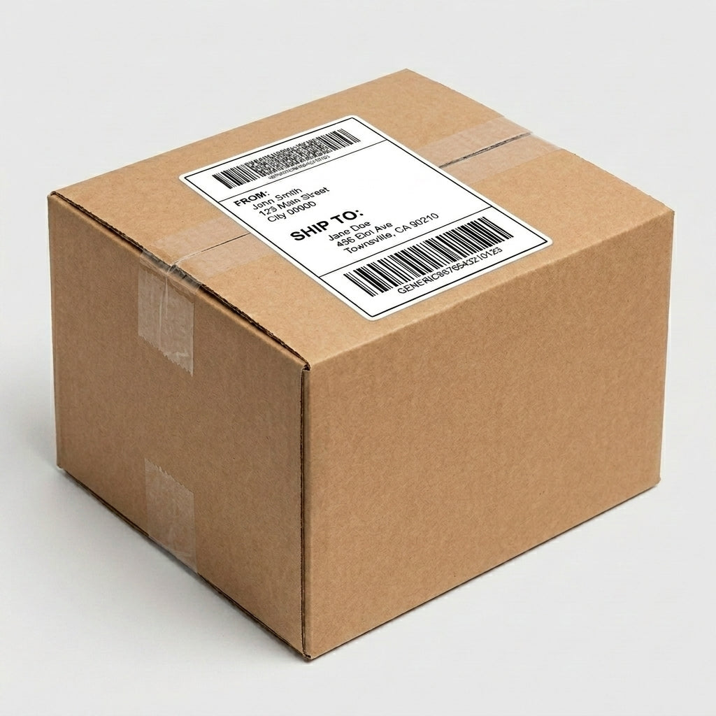 Étiquettes Thermiques MKLabel 100x150mm (4x6") — Fanfold sans encre