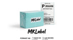 Étiquettes Thermiques MKLabel 100x150mm (4x6") — Fanfold sans encre